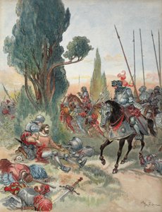 Muerte de Bayard, ilustración de 